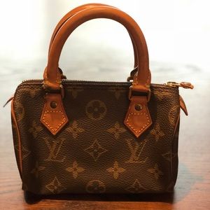 Authentic Louis Vuitton Mini Speedy with Strap